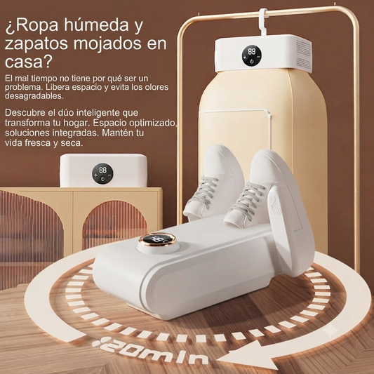 Pack Secado 2 en 1 para Ropa y Calzado