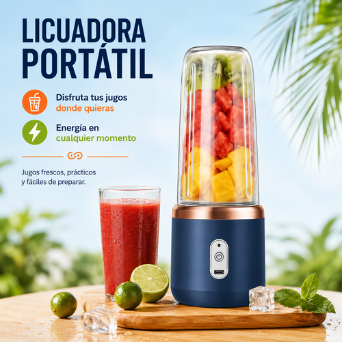 Mini Licuadora portátil 2 en 1