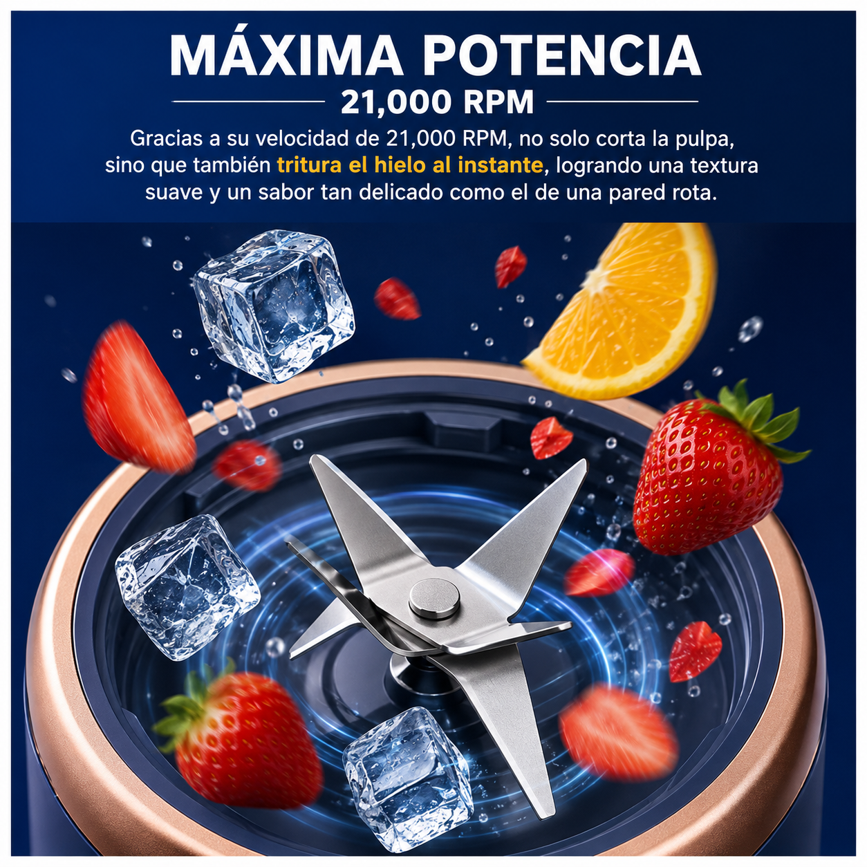 Mini Licuadora portátil 2 en 1